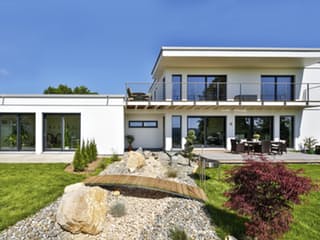 Fertighaus Sigmaringen von Regnauer Hausbau Schlüsselfertig ab 540930€, Cubushaus Außenansicht 4