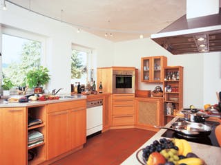 Fertighaus Singer von Keitel-Haus, Blockhaus Innenansicht 2