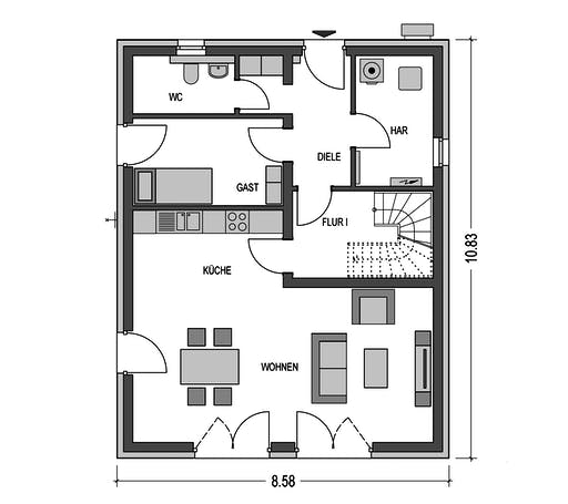 Sistig - Alto 520 Floorplan 1