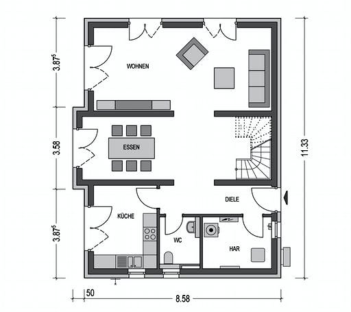 Sistig - Calvus 530 Floorplan 1