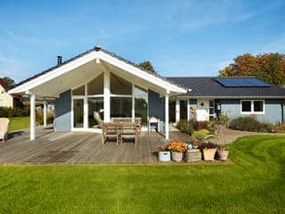 Fertighaus Söholm 123+20 von EBK Haus, Bungalow Außenansicht 1