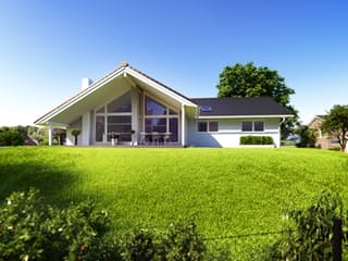 Fertighaus Musholm 141+22 von EBK Haus, Bungalow Außenansicht 1