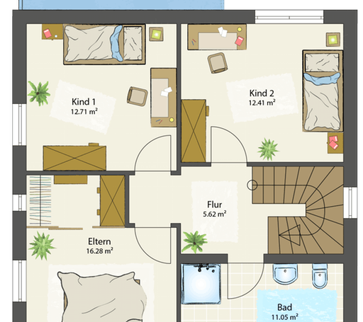 SMART A - Flachdach floor_plans 0