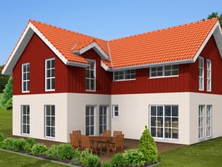 Fertighaus Family 177 von Zimmermann Haus Schlüsselfertig ab 326560€, Satteldach-Klassiker Außenansicht 3