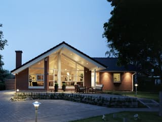 Fertighaus Musholm 120+11 von EBK Haus, Bungalow Außenansicht 2