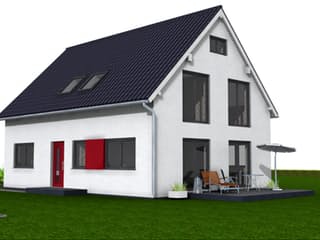 Fertighaus Solea 170 von Klaus Kowalski Immobilien Schlüsselfertig ab 201492€, Satteldach-Klassiker Außenansicht 1