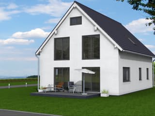 Fertighaus Solea 170 von Klaus Kowalski Immobilien Schlüsselfertig ab 201492€, Satteldach-Klassiker Außenansicht 2