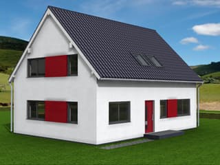 Fertighaus Solea 170 von Klaus Kowalski Immobilien Schlüsselfertig ab 201492€, Satteldach-Klassiker Außenansicht 4