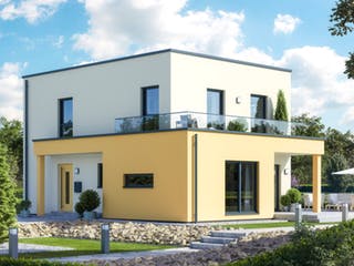 Fertighaus Solitaire-E-125 Entwurf 10 von SCHWABENHAUS Schlüsselfertig ab 286919€, Cubushaus Außenansicht 1