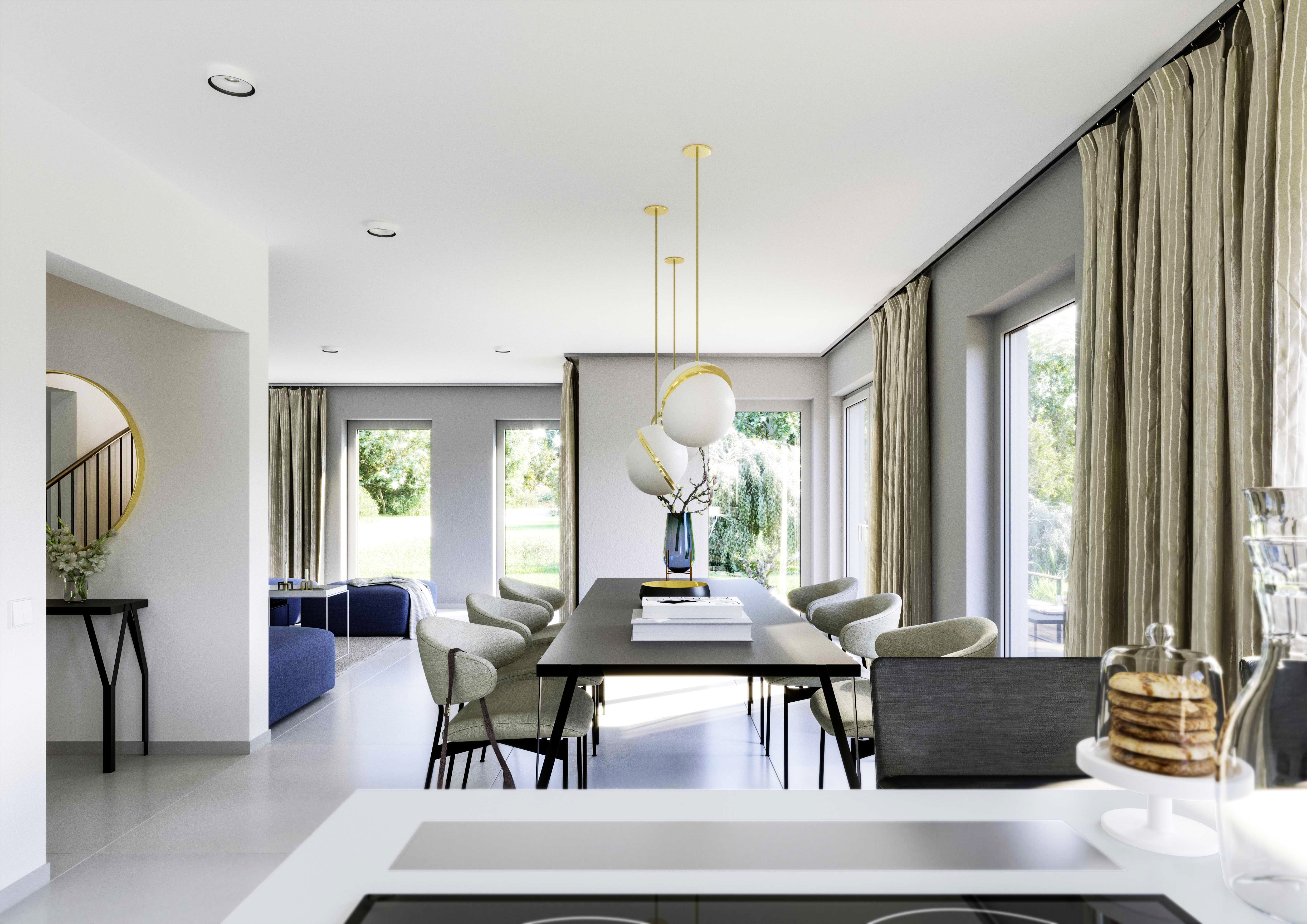 Fertighaus Solitaire-E-145 E5 von SCHWABENHAUS Schlüsselfertig ab 393402€, Satteldach-Klassiker Innenansicht 1