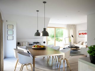 Fertighaus SOLUTION 204 V9 L von Living Fertighaus Schlüsselfertig ab 525588€, Cubushaus Innenansicht 1