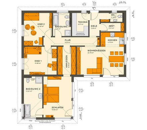 Solution 100 V2-V3 Floorplan 2