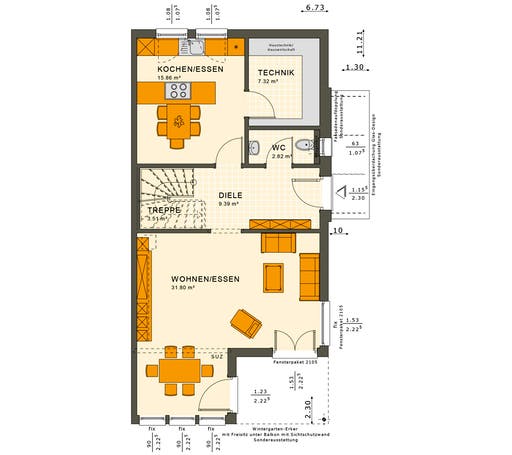Solution 126 XL V6 Floorplan 1