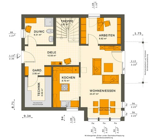 Solution 134 V2-V3 Floorplan 1