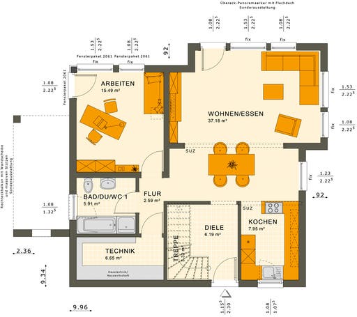 Solution 151 V9 Floorplan 1