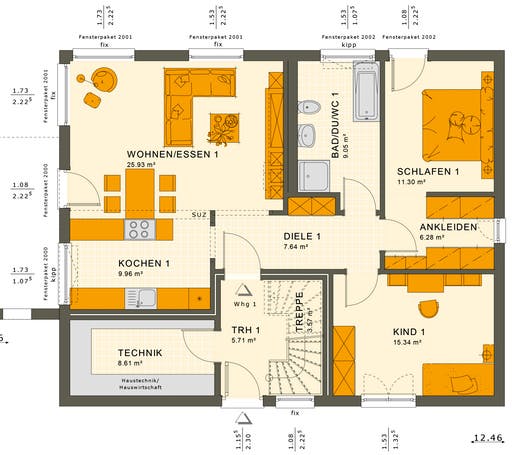 Solution 204 V2-V3 Floorplan 1
