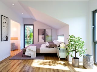 Fertighaus SOLUTION 230 V2 von Living Fertighaus Schlüsselfertig ab 540527€, Satteldach-Klassiker Innenansicht 4