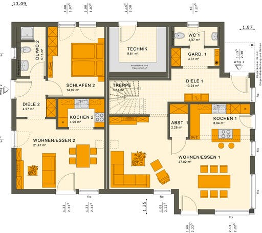 Solution 230 V2-V3 Floorplan 1