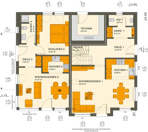 Solution 230 V6 Floorplan 1