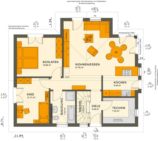 Solution 87 V2-V3 Floorplan 1