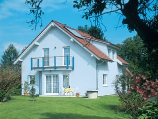 Fertighaus Sonnental von Keitel-Haus, Satteldach-Klassiker Außenansicht 1