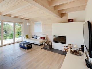 Fertighaus Kundenhaus Gusto von Sonnleitner Holzbau, Satteldach-Klassiker Innenansicht 1