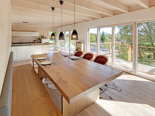 Fertighaus Kundenhaus Gusto von Sonnleitner Holzbau, Satteldach-Klassiker Innenansicht 2