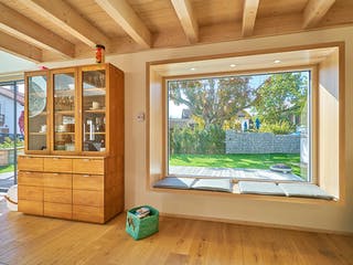 Fertighaus Kundenhaus Severin von Sonnleitner Holzbau, Satteldach-Klassiker Innenansicht 3