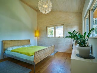 Fertighaus Kundenhaus Wittelsbach von Sonnleitner Holzbau, Satteldach-Klassiker Innenansicht 6