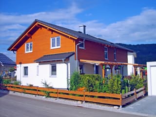 Fertighaus Sonthofen von Iller-Haus Schlüsselfertig ab 288800€, Satteldach-Klassiker Außenansicht 2