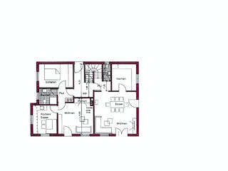 Fertighaus Sonthofen von Iller-Haus Schlüsselfertig ab 288800€, Satteldach-Klassiker Grundriss 2