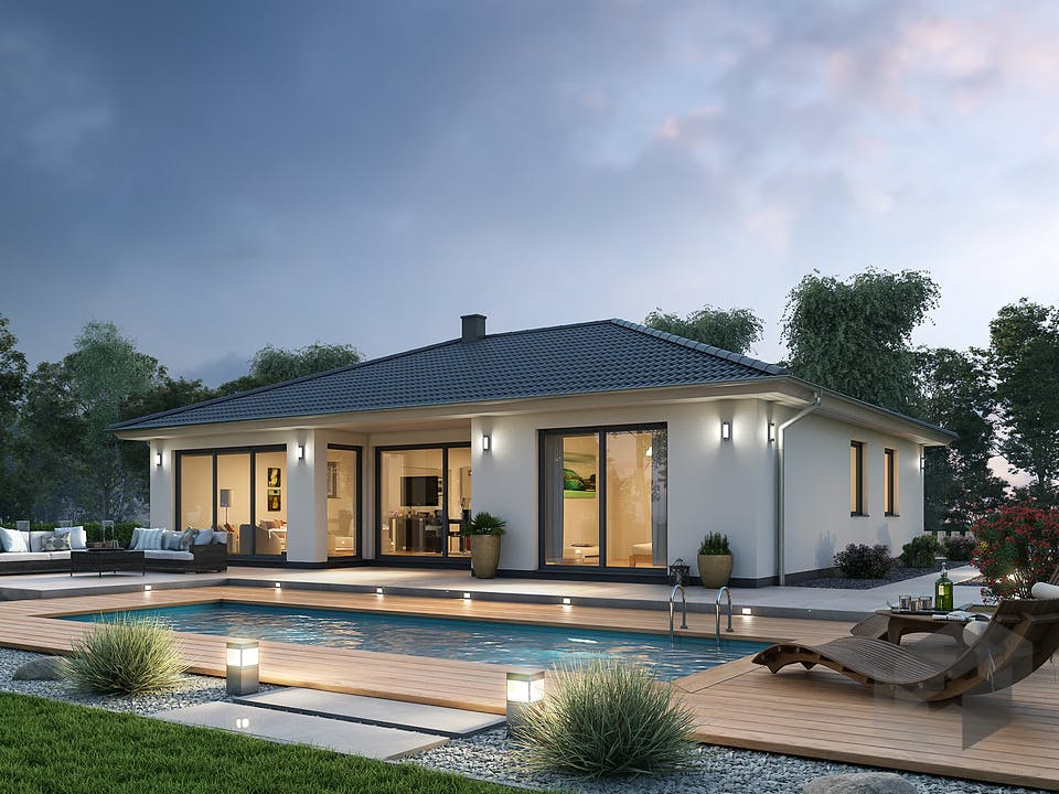Bungalow BGL 120 von SR System Außenansicht