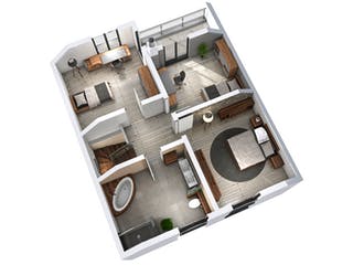 Massivhaus Einfamilienhaus EFH 147 von SR System Schlüsselfertig ab 309500€, Satteldach-Klassiker Grundriss 4