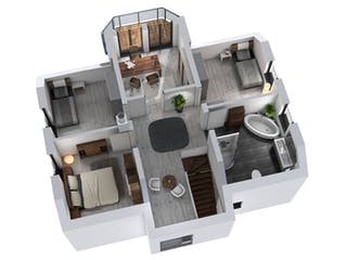 Massivhaus Einfamilienhaus EFH 151 von SR System Schlüsselfertig ab 319500€, Satteldach-Klassiker Grundriss 4