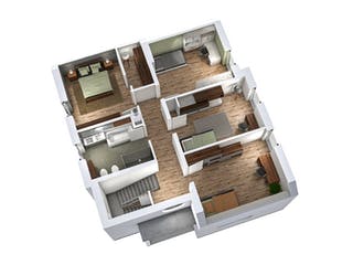 Massivhaus Einfamilienhaus EFH 173 von SR System Schlüsselfertig ab 292107€, Satteldach-Klassiker Grundriss 4