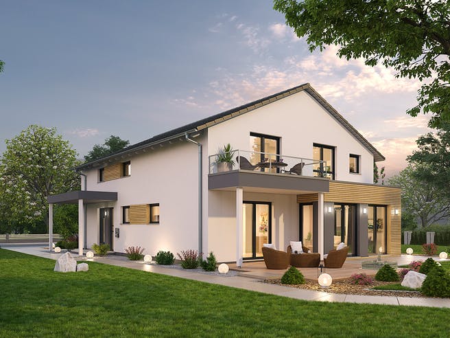 Ein Bausatzhaus Massivhaus Bis 50 000 Euro Bauen Fertighaus De