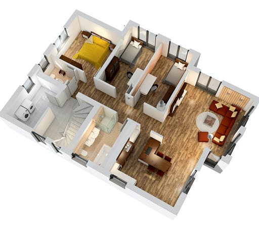 SR System - Zweifamilienhaus ZFH 244 Floorplan 3