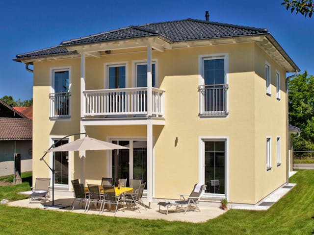 Fertighaus St. Georgen von Regnauer Hausbau Schlüsselfertig ab 255020€, Stadtvilla Außenansicht 1