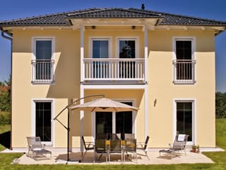 Fertighaus St. Georgen von Regnauer Hausbau Schlüsselfertig ab 255020€, Stadtvilla Außenansicht 7