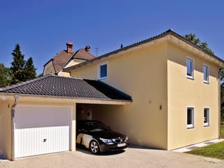Fertighaus St. Georgen von Regnauer Hausbau Schlüsselfertig ab 255020€, Stadtvilla Außenansicht 4