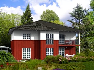 Fertighaus Stadthaus 270 von SOLID-HAUS Schlüsselfertig ab 389150€, Stadtvilla Außenansicht 1