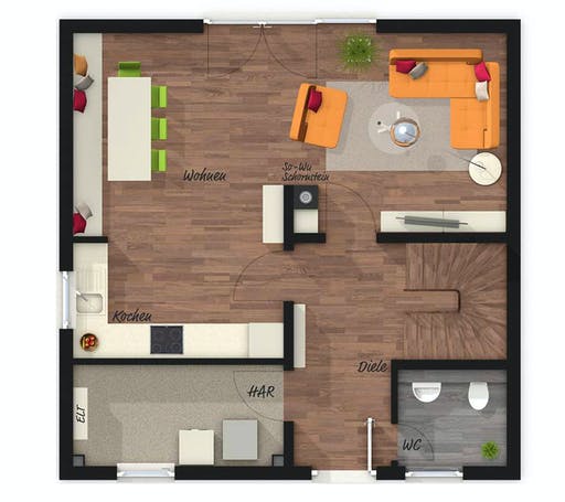Town & Country - Stadthaus 100 Floorplan 1