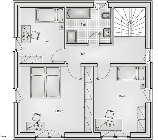 Stadthaus 22.32 EFH Floorplan 2