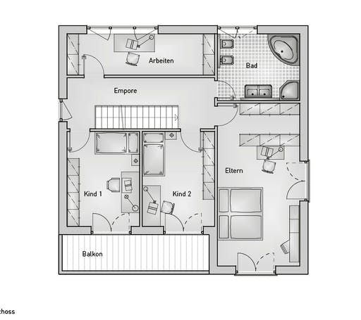 Stadthaus 22.36 EFH Floorplan 2