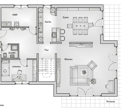 Stadthaus 22.69 EFH Floorplan 1