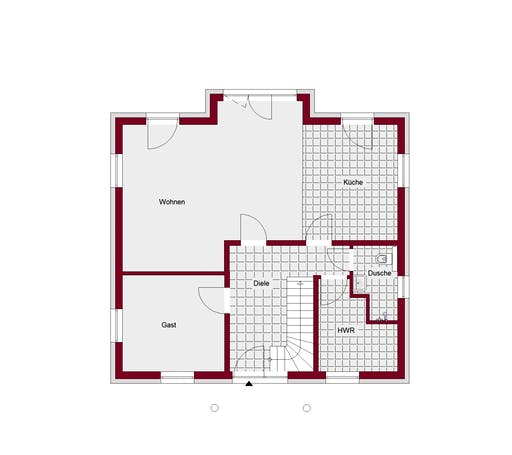 Stadtvilla Mailand Floorplan 1