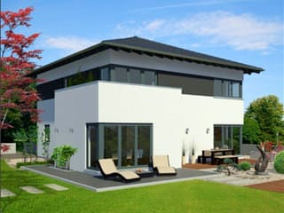 Fertighaus Stadtvilla schön² von Meisterstück-HAUS, Stadtvilla Außenansicht 3