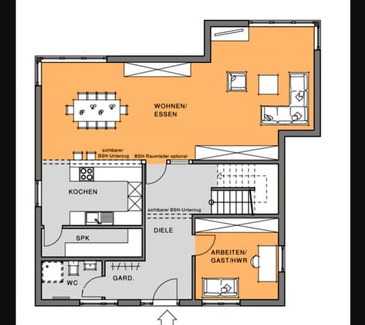 Fertighaus Stadtvilla schön² von Meisterstück-HAUS, Stadtvilla Grundriss 2