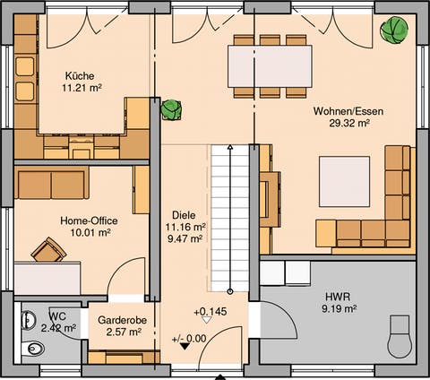 Einfamilienhaus Stadtvilla Signus Von Kern Haus Fertighaus De