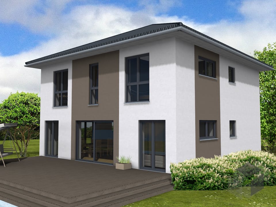 Stadtvilla 155 von Suckfüll - Unser Energiesparhaus Außenansicht
